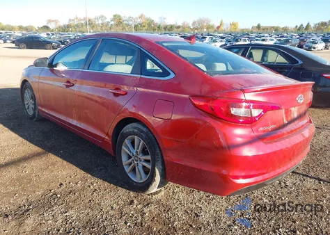 2017 Hyundai Sonata Se из США, поврежденный, VIN 5NPE24AF9HH525812